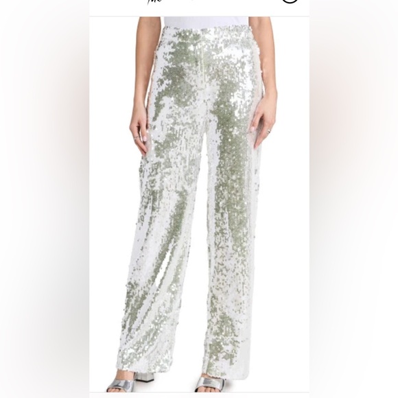 Women’s WAYYF silver sequin pants. Size XS MWT - Picture 7 of 7